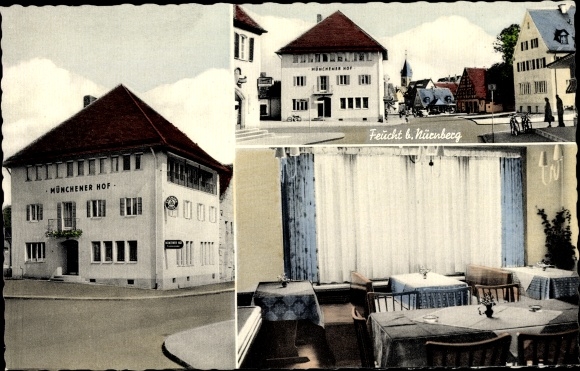 Ak Feucht im Kreis Nürnberger Land Mittelfranken, Münchener Hof, bes. Kitzmüller