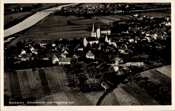 KP Neckarelz Mosbach am Odenwald, zdjęcie lotnicze