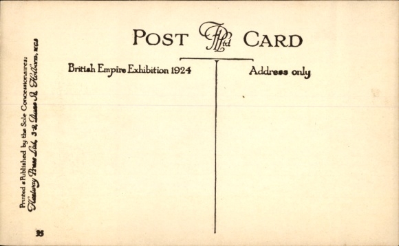 London World Exhibition 1924, Indian Pavilion, Lake View