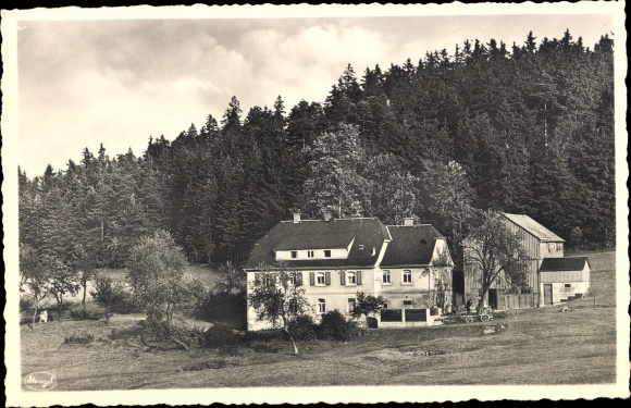Ak Eubabrunn Markneukirchen in Vogtland Saksen, Waldpension