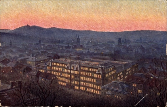 Artist PC Stuttgart in Württemberg, building of the General. German insurance company