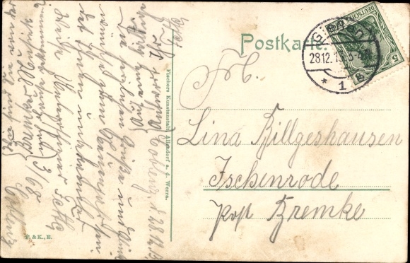 Ak Rimbach Bornhagen im Eichsfeld, Burg Hanstein