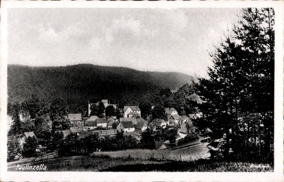 Postcard Paulinzella Rottenbach Königsee in Thuringia, general view