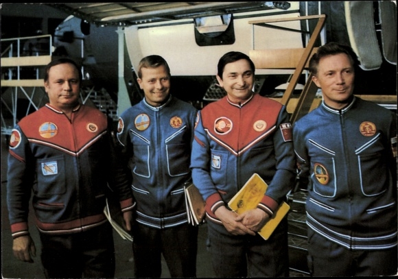 Joint Space Flight USSR/GDR, Sigmund Jähn, Valery Bykovsky, Eberhard Köllner, Viktor Gorbatko
