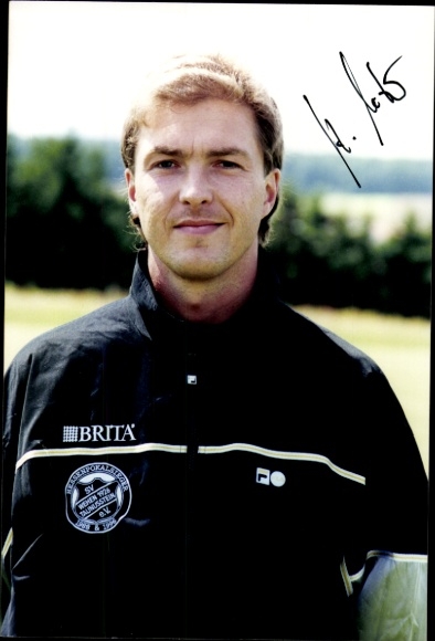 Autograph card goalkeeper coach Steffen Vogler, SV Wehen Wiesbaden, autograph