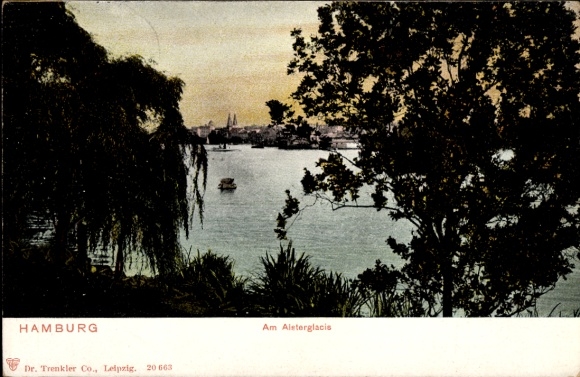 Ak Hamburg, Alsterglacis