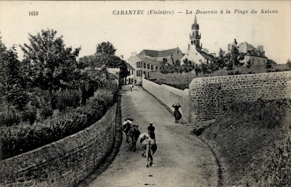 KP Carantec Finistère, Descente a la Plage du Kelenn