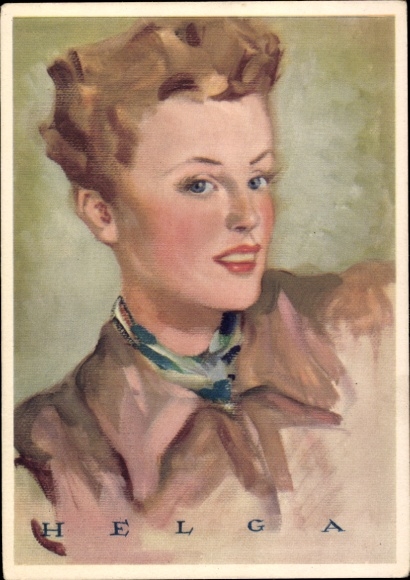 Artysta KP Helga, Portret młodej kobiety, Propaganda