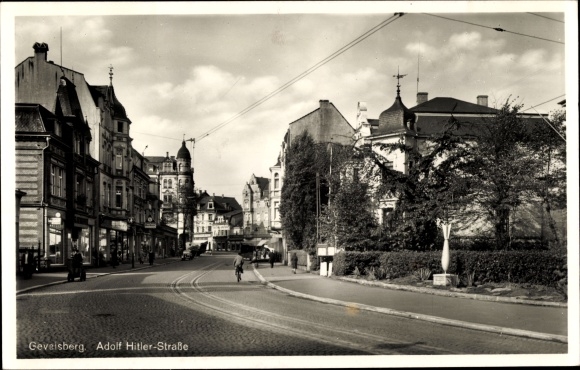 Ak Gevelsberg in het Ruhrgebied, Adolf Hitlerstraat