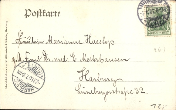 Ak Winsen an der Luhe, Marktstraße