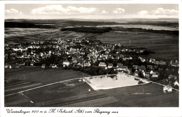 Ak Winterlingen Schwäbische Alb, Fliegeraufnahme