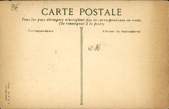 Postcard Paris, Jardin d'Acclimatation, Dans la Voiture de l'Autruche