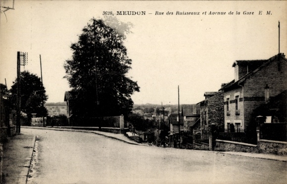 PC Meudon Hauts de Seine, Rue des Ruisseaux, Avenue de la Gare