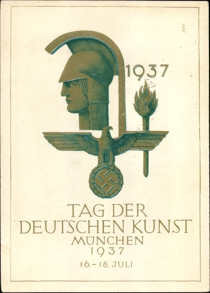 Artist PC Munich Bavaria, Day of German Art 16-18. July 1937