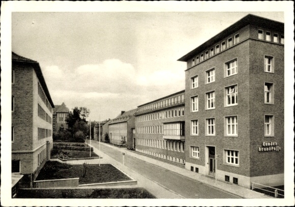 Postcard Kiel in Schleswig Holstein, Gartenstraße, State Fire Insurance Company
