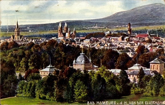 Ak Bad Homburg vor der Höhe Hessen, Gesamtansicht