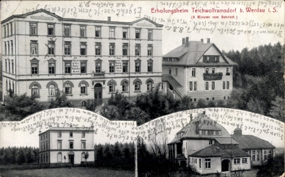 Postcard Mohlsdorf Teichwolframsdorf Thuringia, rest home