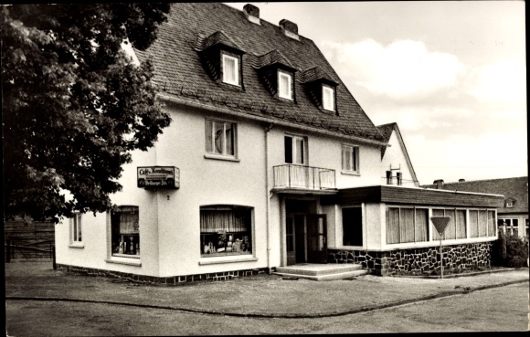 KP Greifenstein w dzielnicy Lahn Dill, Café Kunz, której właścicielem jest Friedrich Kunz