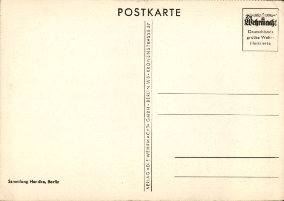 Postcard Paris, entry of the allies in 1814
