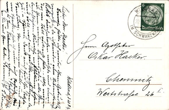 Artist Postcard Boettcher, Hans, This is the Swabian, Swabian folk costumes