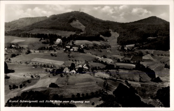 Postcard Schweigmatt Raitbach Schopfheim in Baden, aerial photograph