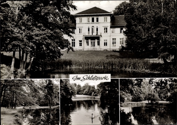 Ansichtkaart Hamburg Wandsbek Farmsen Berne, in het paleispark