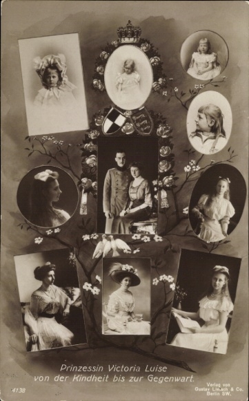 Ak Prinzessin Victoria Luise von Preußen, Herzog Ernst August von Braunschweig, Liersch 4138