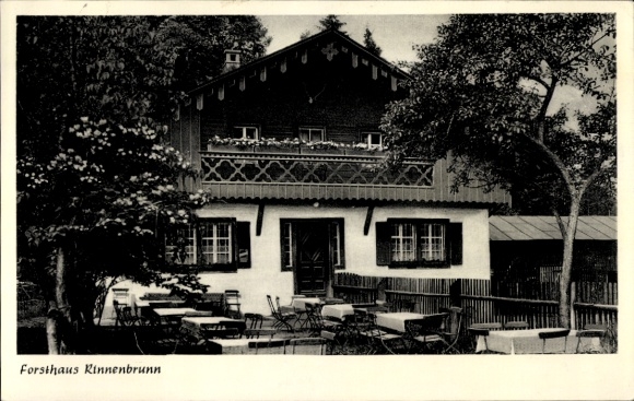 Ak Neuhaus an der Pegnitz Midden-Franken, Forsthaus Rinnenbrunn