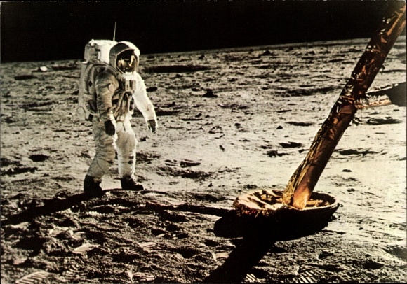 Ac Moon Landing, Apollo 11, July 21, 1969, Buzz Aldrin
