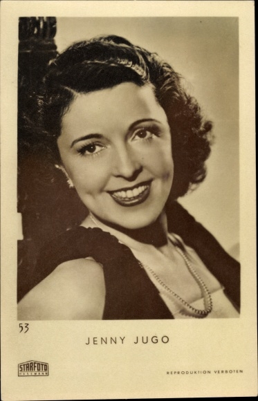 Postcard Actress Jenny Jugo, portrait
