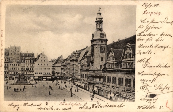 KP Leipzig, Wystawa Sasko-Turyńska 1897, Rynek, Catherinestr., skład, 4....