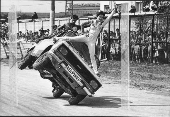 Photo Russia, auto racing, Russian Winter Auto Rally, Moscow Moskvich Plant, Auto Rodeo, 1984