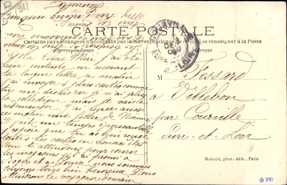 Postcard Malakoff Hauts de Seine, City Hall