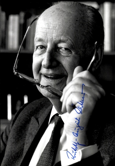 Ak Unternehmer Rudolf-August Oetker, Portrait, Autogramm