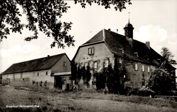 Postcard Hünstetten im Taunus, Gasthof Hühnerkirche