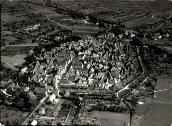 Foto Schorndorf in der Oberpfalz, Fliegeraufnahme vom Ort