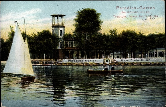 KP Berlin Treptow, rajski ogród, żaglówka