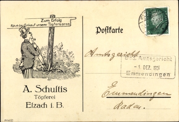 PC Elzach in the Black Forest, pottery A. Schultis