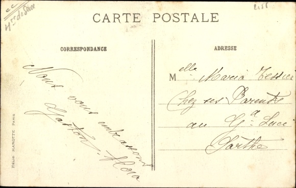 Postcard Les Plessis Robinson Hauts de Seine, nap time
