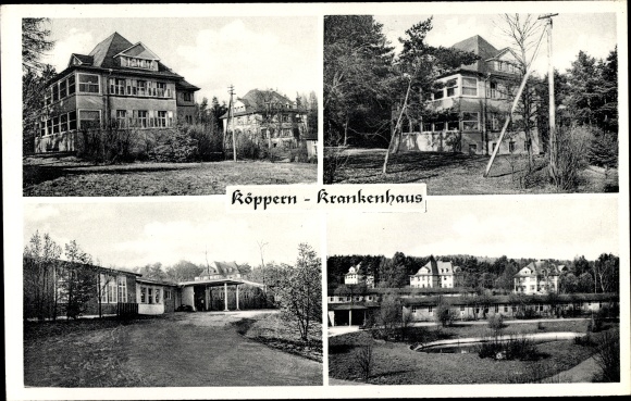 Postcard Köppern Friedrichsdorf Taunus, hospital
