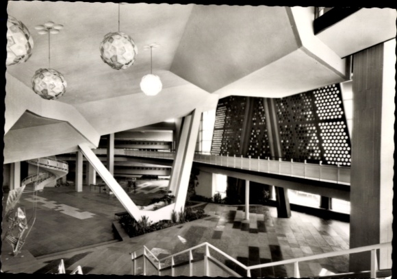 Ak Berlin Tiergarten, Philharmonie, Foyer