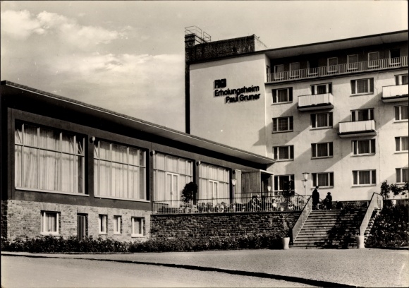Postcard Rauschenbach Cämmerswalde Neuhausen in the Ore Mountains, FDGB convalescent home Paul Gruner