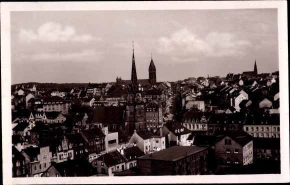 Ak Neunkirchen im Saarland, Blick vom Hochofen nach dem Hüttenberg