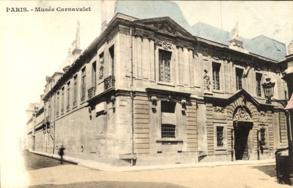 Ansichtkaart Paris III Marais, Musee Carnavalet, Musée Carnavalet in architectuur, geen mensen, geen H