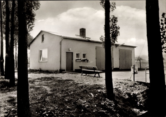 Postcard Ehrsten Calden in Hesse, A&amp;O grocery store
