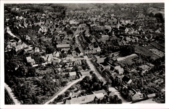 Ak Endingen am Kaiserstuhl, Luftaufnahme