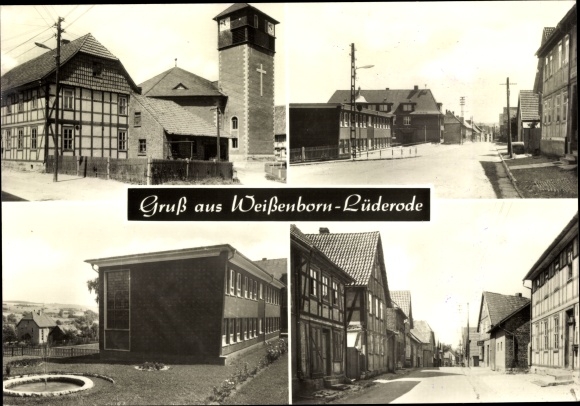 Ak Weißenborn Lüderode Sonnenstein Eichsfeld, Ortsansichten, Kirche