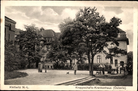 PC Klettwitz Schipkau in Lower Lusatia, Miners' Hospital, east side