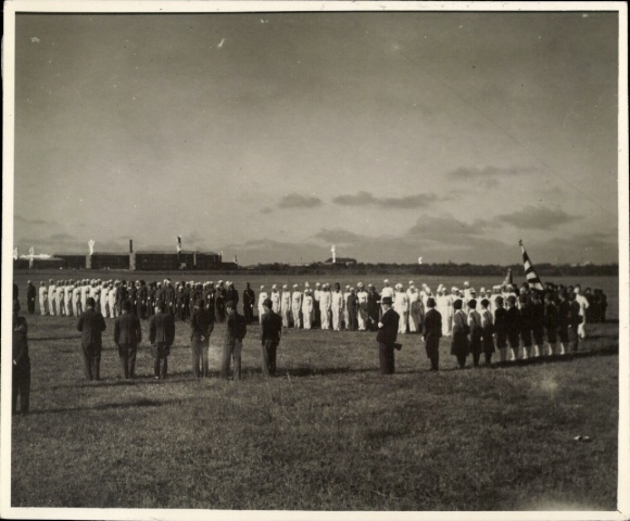 Photo Manchukuo State of Manchu, gliding, gliding competition in Hainking, airfield