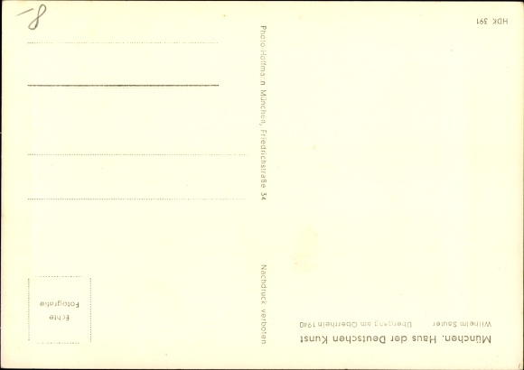 Artist Postcard Sauter, W., crossing on the Upper Rhine 1940, German Wehrmacht, HDK 391